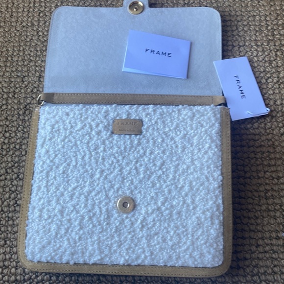FRAME Le Signature Mini Bouclé Crossbody Bag NWT - Picture 10 of 15